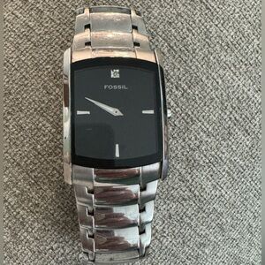 Men’s Fossil Black Dial Watch FS4156